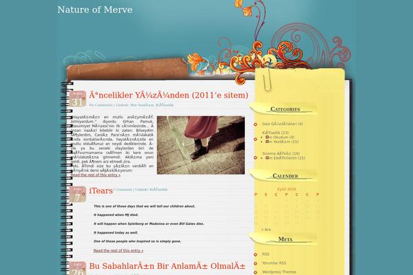 natureofmerve.com site used Vector_flower