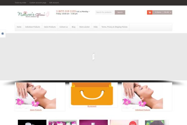 Beautyshop theme site design template sample