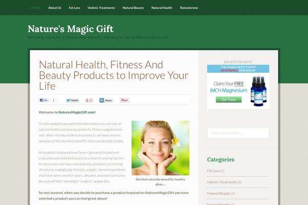 Going Green Pro theme site design template sample