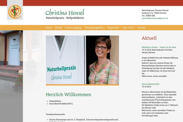 WordPress website example screenshot