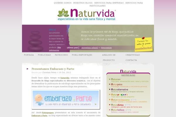 naturvida.net site used Versatilitylite