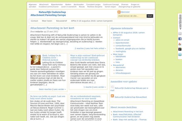 natuurlijkouderschap.org site used Visionary-apeunl