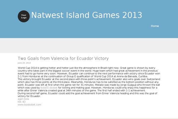 natwestislandgames2013.com site used NewPersonal