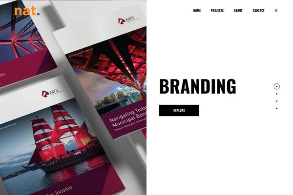 Manon theme site design template sample