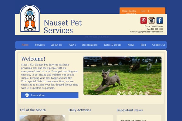 nausetpetservices.com site used Nauset-pet-services