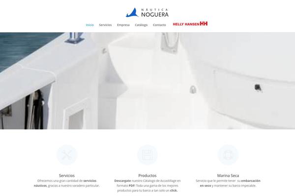 Nautica theme site design template sample