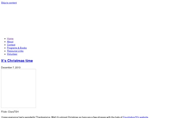 WordPress website example screenshot