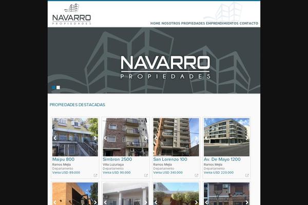 navarro-propiedades.com.ar site used Brusconavarro