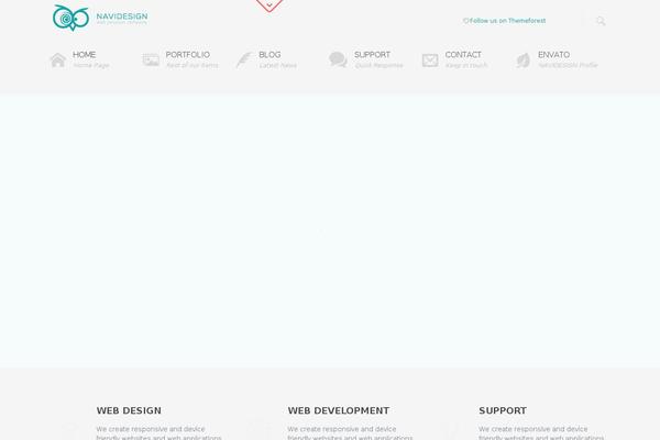 Glider theme site design template sample