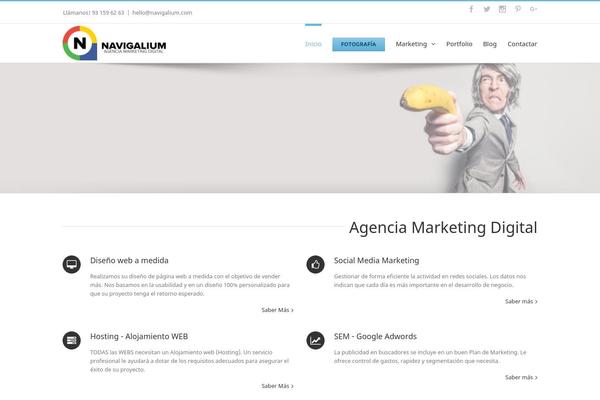 WordPress website example screenshot