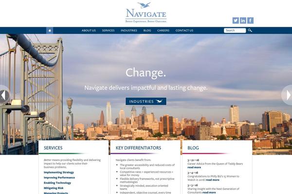 navigatecorp.com site used Navigate