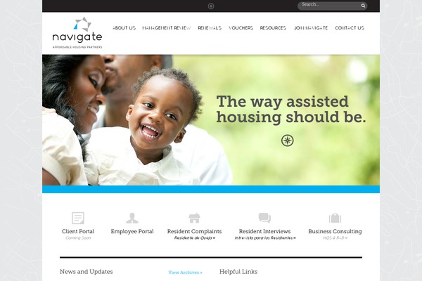 navigatehousing.com site used Navigate