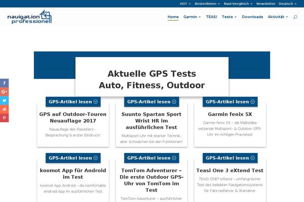 GeneratePress theme site design template sample
