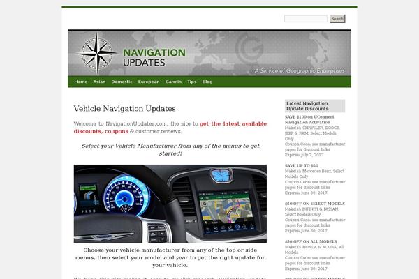 navigationupdates.com site used Geometrx