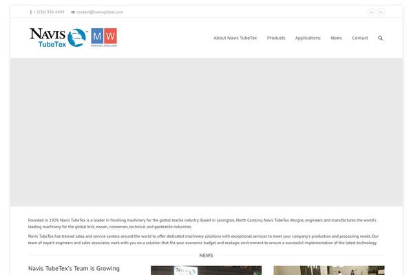 WordPress website example screenshot