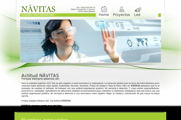 navitas.es site used Navitas