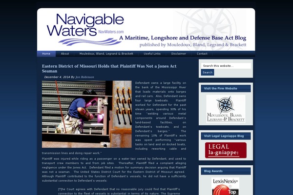 navwaters.com site used Mblb