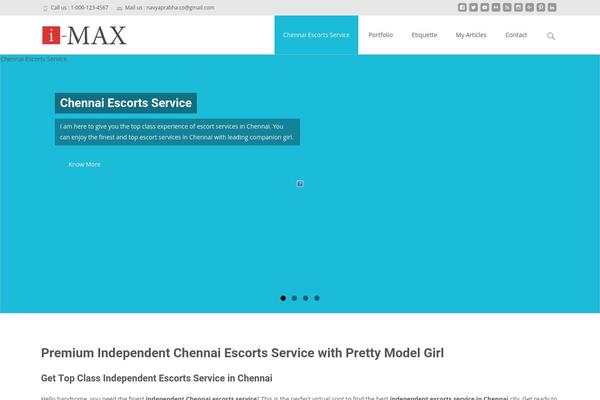 i-max theme site design template sample