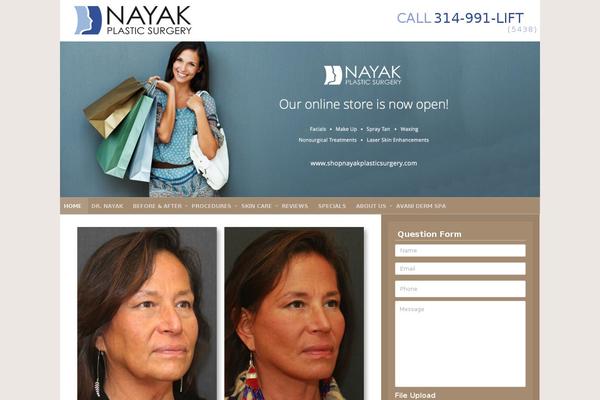 nayakplasticsurgery.com site used Nayakplasticsurgery