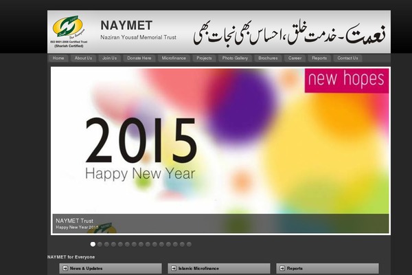 naymet.org site used Theme004