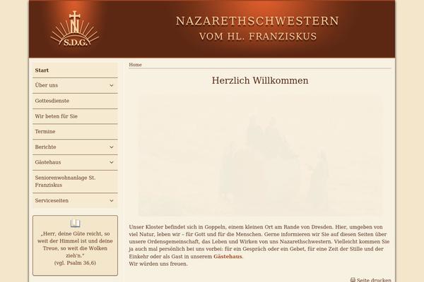 WordPress website example screenshot