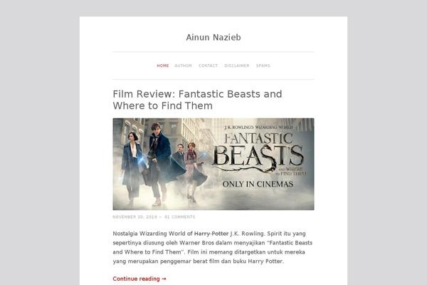 WordPress website example screenshot