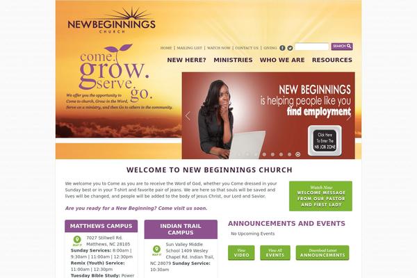 nbccministries.org site used Skeleton