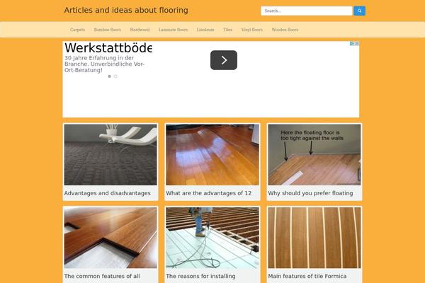 WordPress website example screenshot
