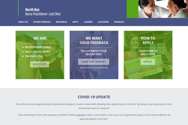 WordPress website example screenshot