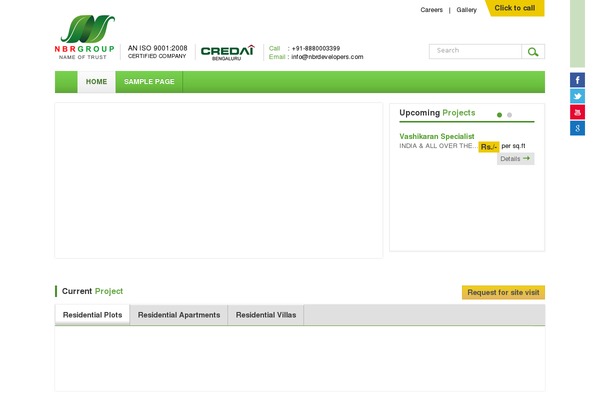 WordPress website example screenshot