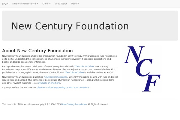 Ncf theme site design template sample
