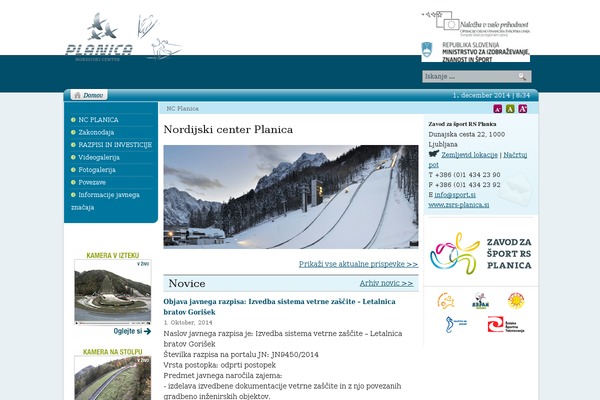 nc-planica.si site used Nc-planica
