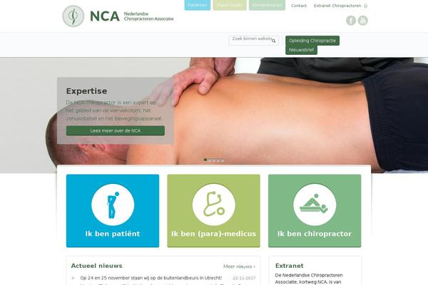 Nca theme site design template sample