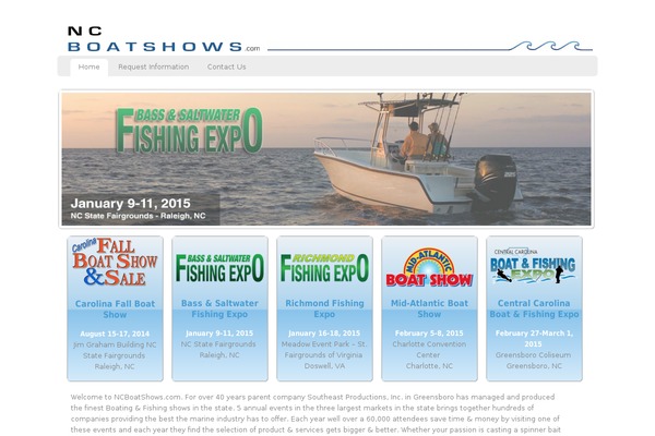 ncboatshows.com site used Custom Community