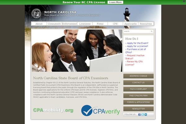 nccpaboard.gov site used Nccpa
