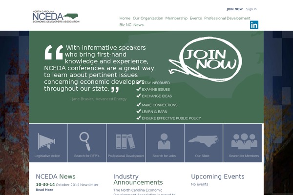 nceda.org site used Nceda-custom-theme