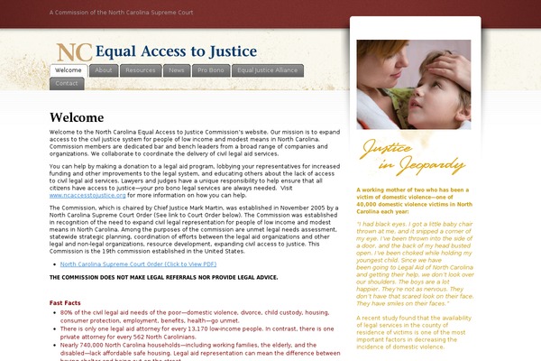 WordPress website example screenshot