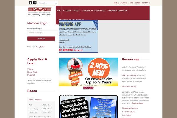 ncfcuonline.org site used Newcumberland-website