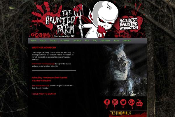 nchauntedfarm.com site used Haunted