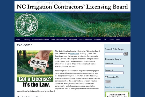 WordPress website example screenshot