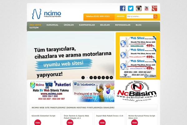 ncimo.com site used Theme2054