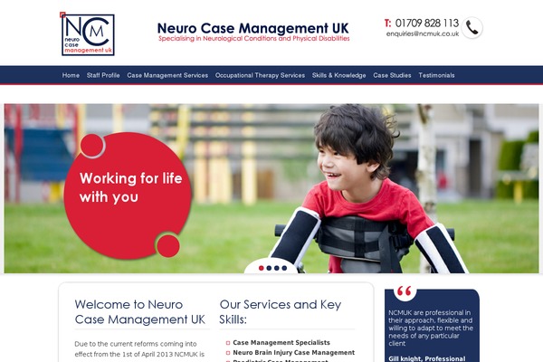 ncmuk.co.uk site used Neurocase