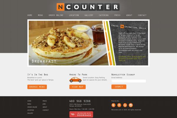 WordPress website example screenshot