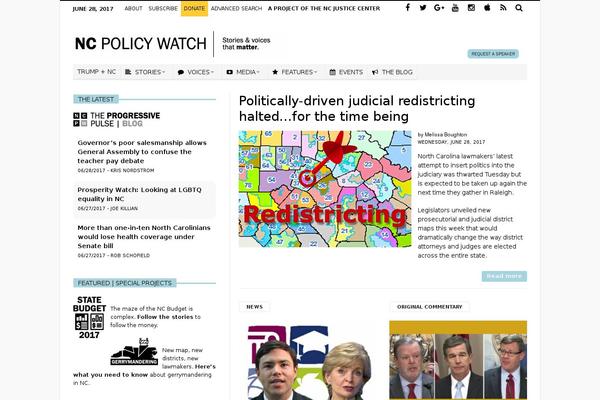 Site using States-newsroom plugin