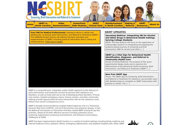 ncsbirt.org site used Sbirt-2011