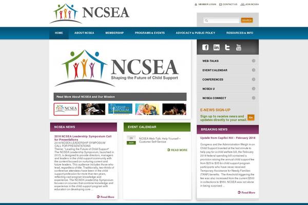 ncsea.org site used Ncseatheme