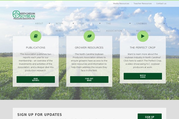 ncsoy.org site used Nc-soy