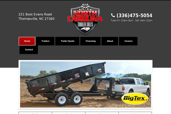 nctrailers.com site used Nctrailers
