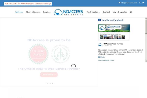 ndaccess.com site used Divi-space-child-ndaccess