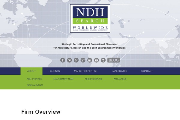 Total theme site design template sample